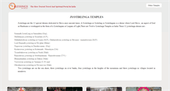 Desktop Screenshot of jyotirlingatemples.com